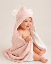 Baby Pink premium double layered cotton/terry/bamboo