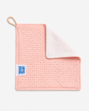 Baby Pink double sided face washer cotton/terry/bamboo