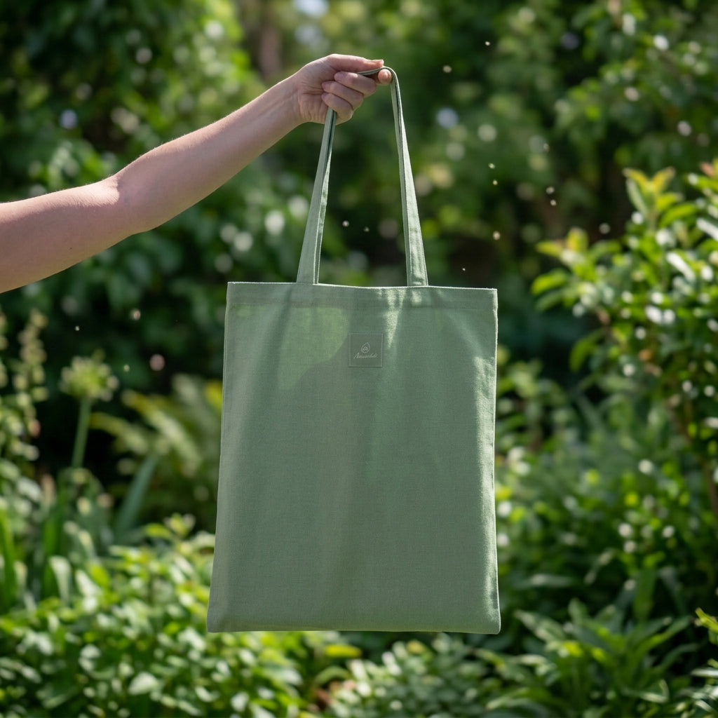 Adorable Avocado Canvas Reversible Beach Bag