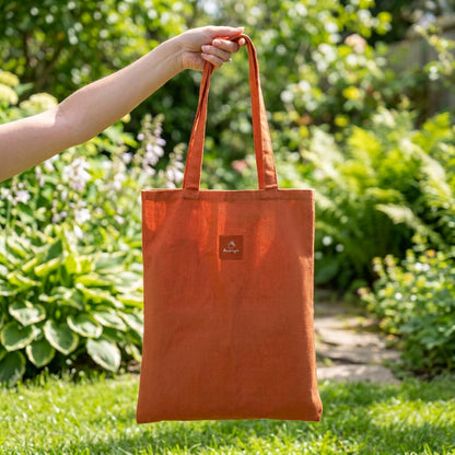 Oranges Canvas Reversible Beach Bag